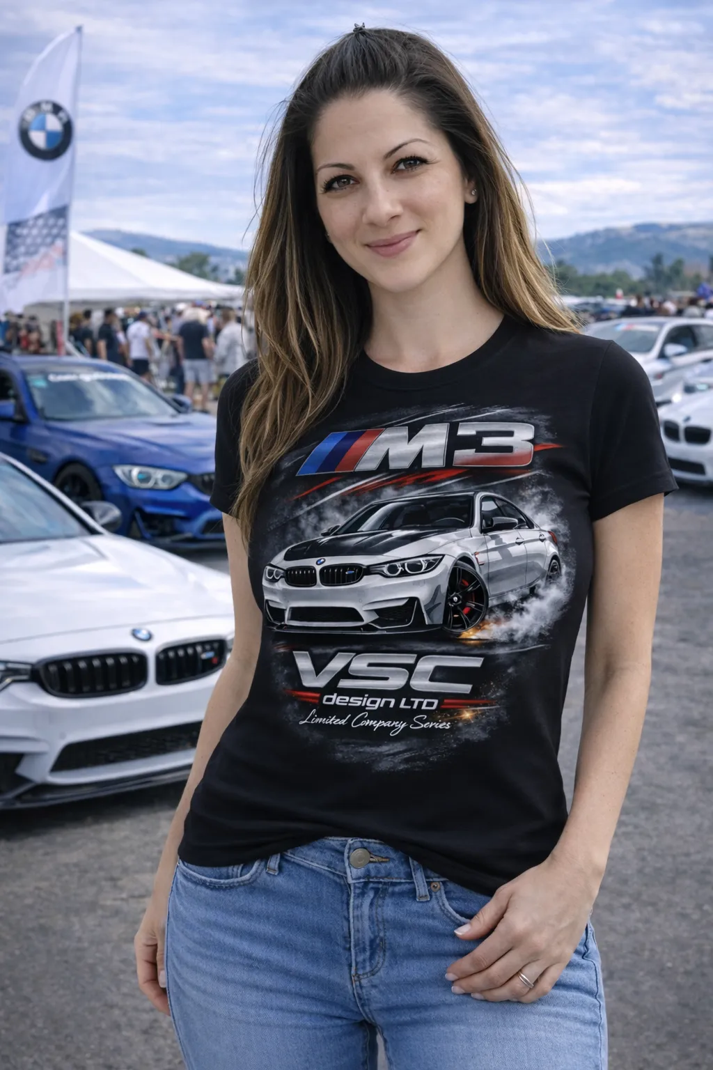 Дамска тениска BMW M3 – Motorsport Style