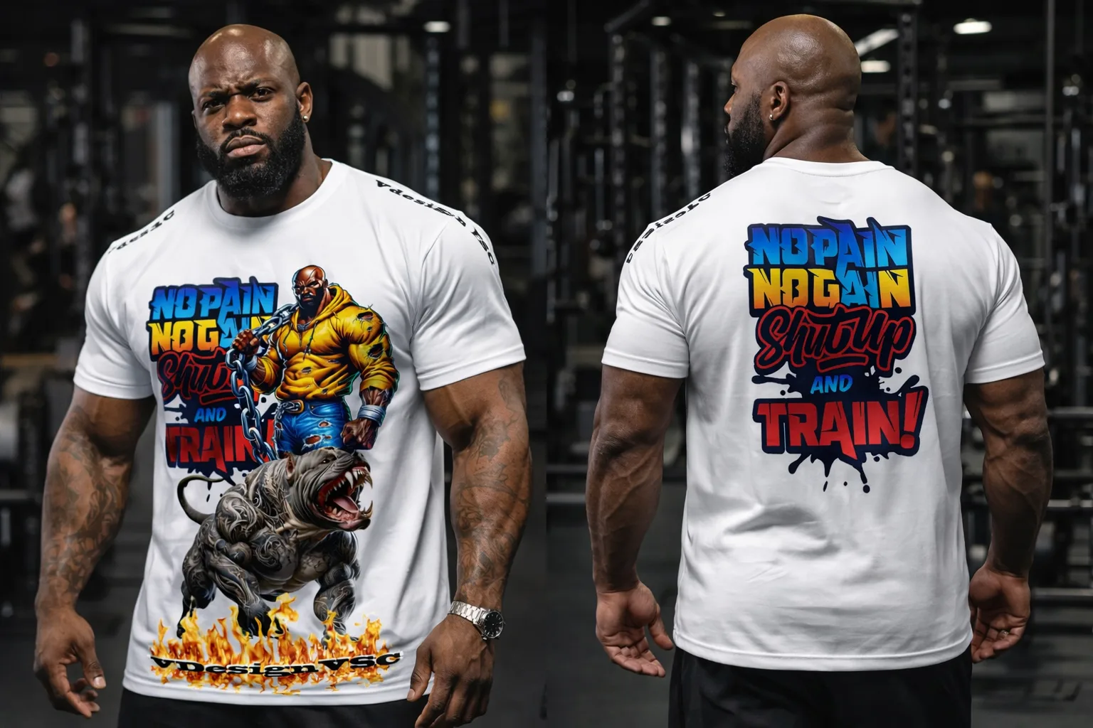 Мъжка тениска No Pain No Gain