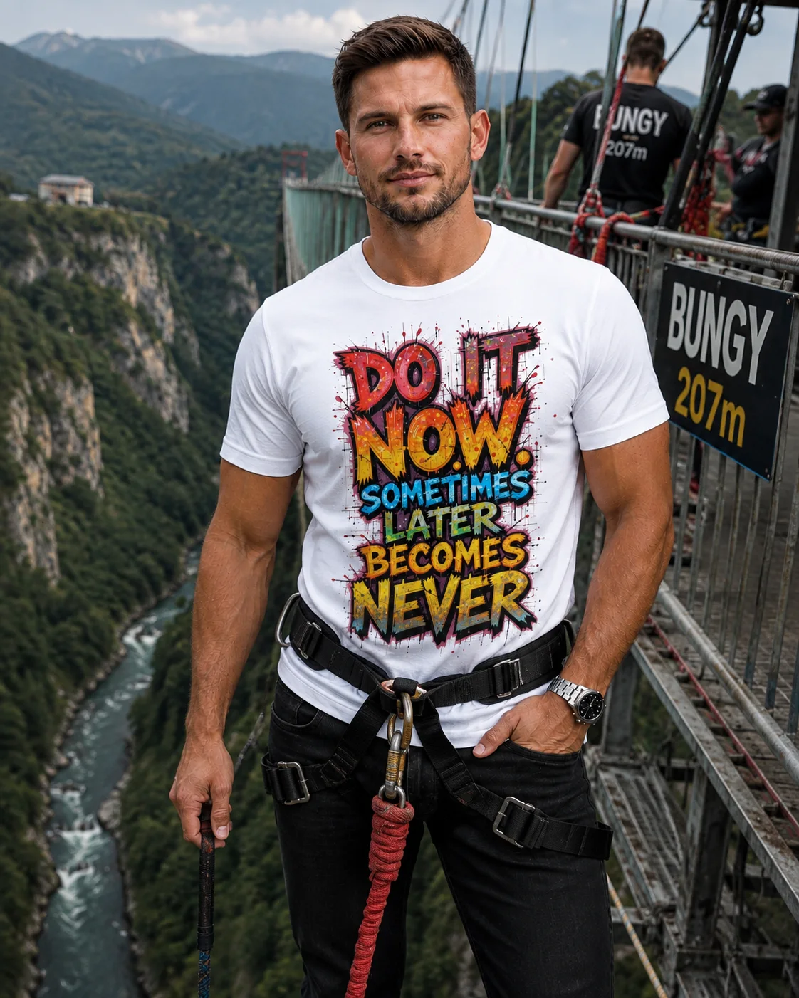 Мъжка Тениска „Do It Now“