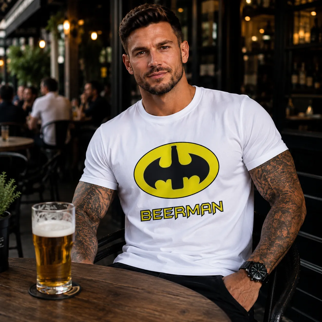 Мъжка тениска „BEERMAN“