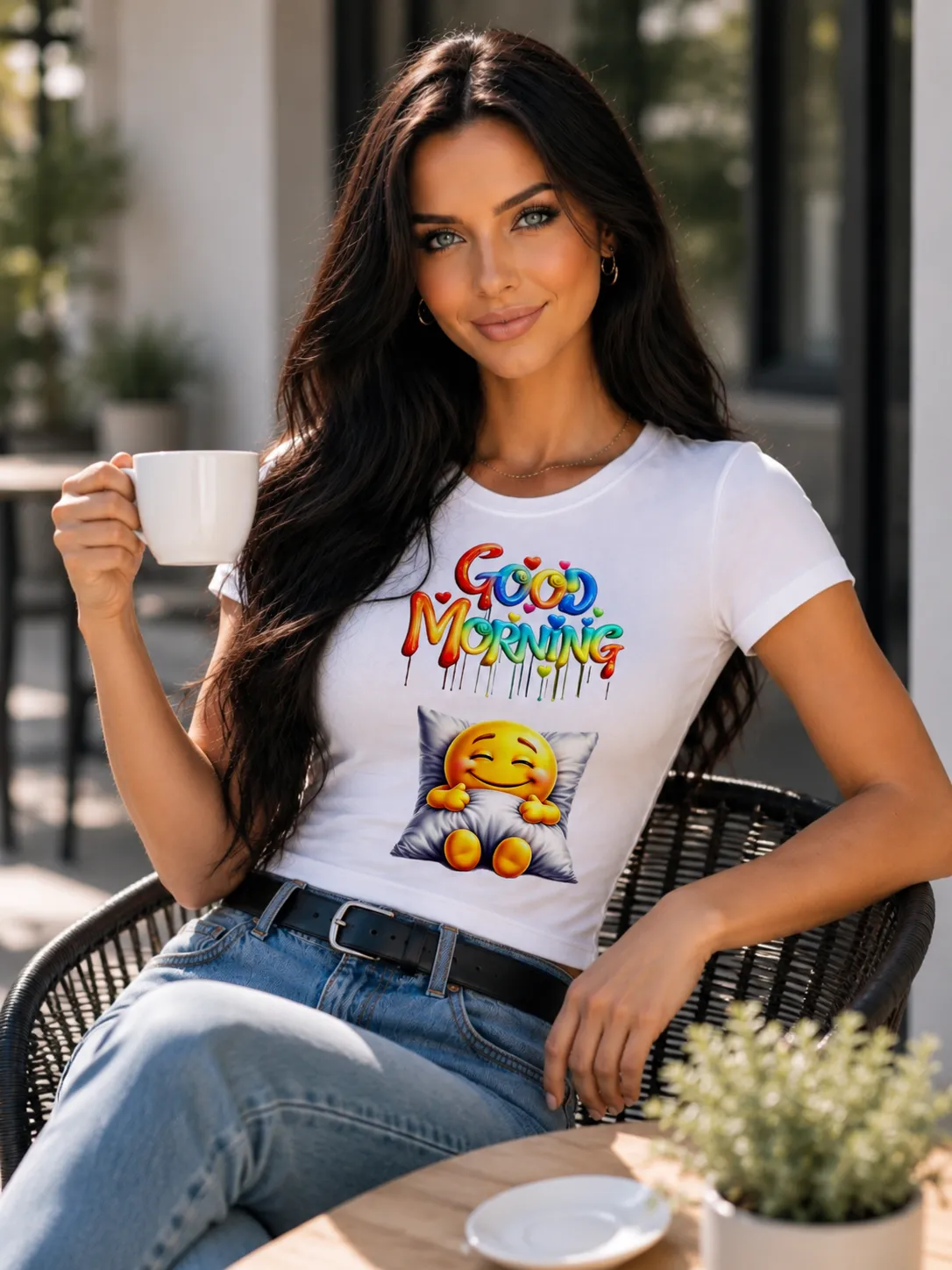 Дамска Тениска „Good Morning“