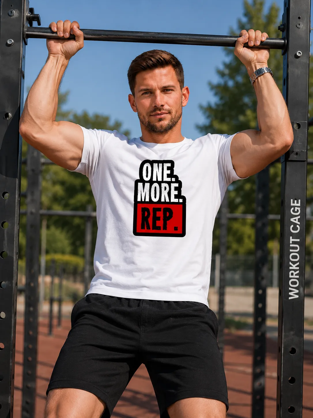 Мъжка Тениска „One More Rep“