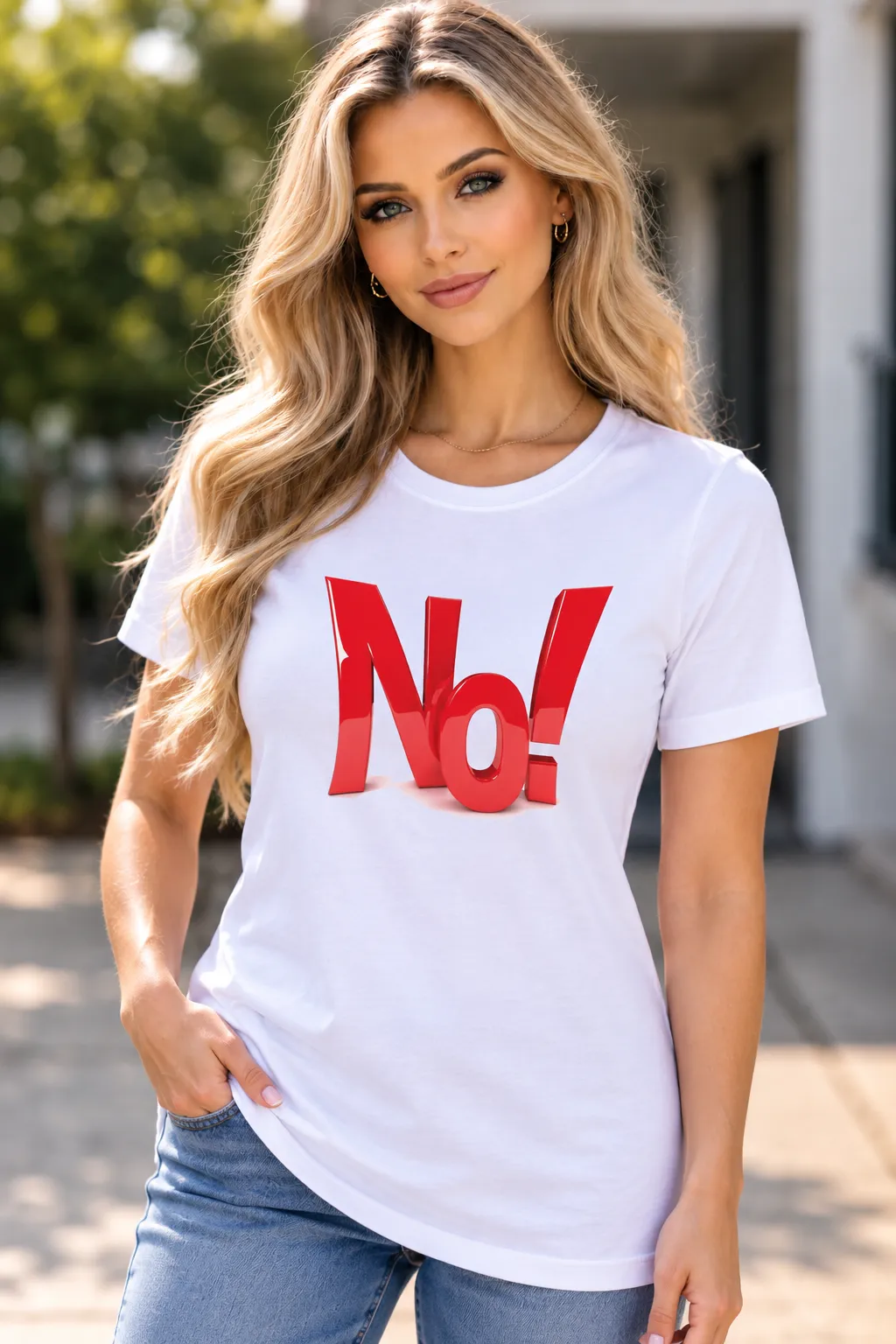 Дамска Тениска „NO!“